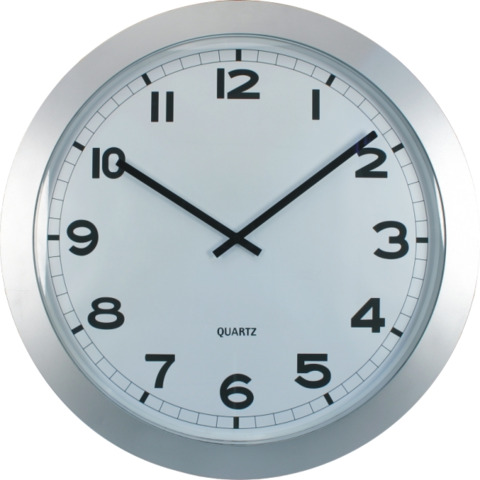 Orologio da parete Methodo Extralarge - diametro Ø 60 cm - silver V150710