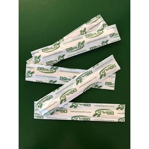 Palette da caffè Dopla Green in legno avana 124 mm - imbustate singolarmente - conf. 100 pezzi - 5044