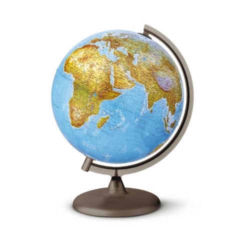 Globo geografico con luce CWR diametro 30 cm 06989