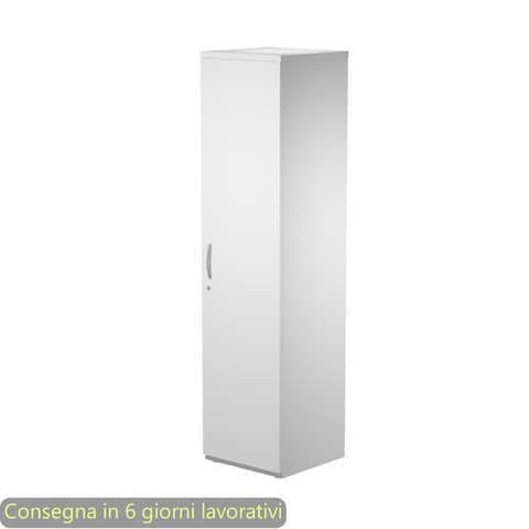 Armadio alto bianco mono anta 45x46xH.181,8 cm con …