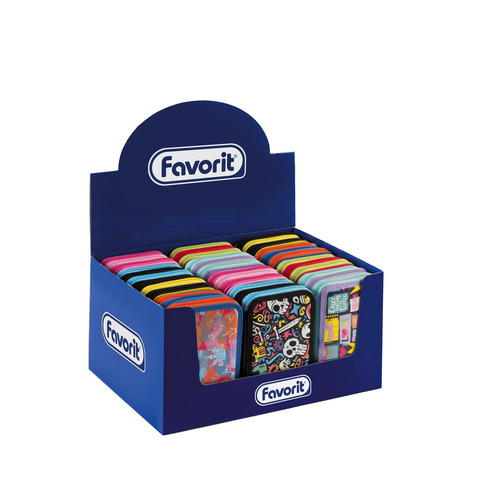 Astuccio 3 zip Favorit Fantasy - 12 pastelli …