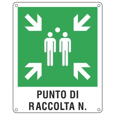 Cartello d'emergenza 40x50 cm Cartelli Segnalatori ''Punto di …