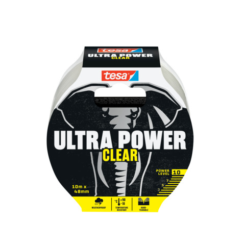 Nastro adesivo tesa Ultra Power Clear Repairing in polietilene trasparente 48 mm x 10 m - 56496-00000-01