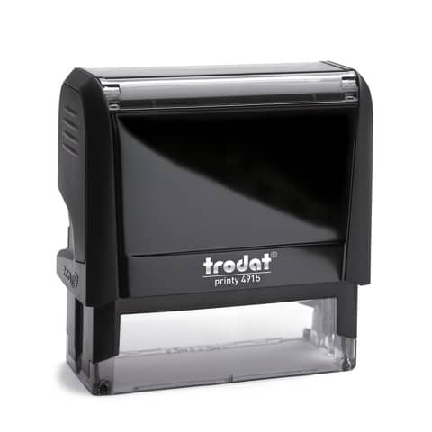 Printy 4915 Timbro di testo Trodat PERSONALIZZATO fino a 7 righe nero dim. max personalizzazione 70x25 mm - 11665