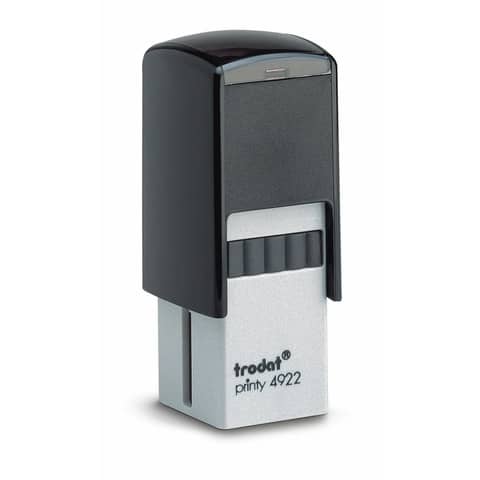 Printy 4922 Timbro di testo Trodat PERSONALIZZATO fino a 5 righe nero dim. max personalizzazione 20x20 mm -11668
