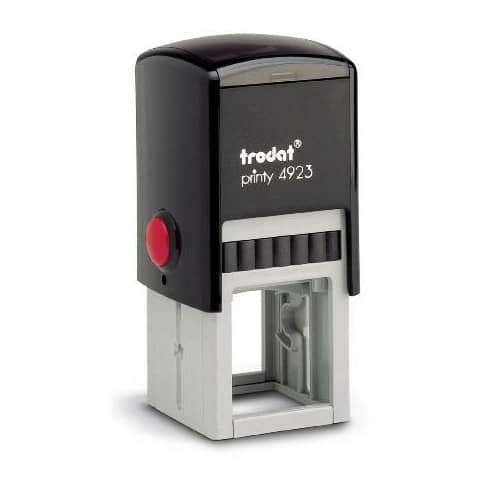 Printy 4923 Timbro di testo Trodat PERSONALIZZATO fino a 7 righe nero dim. max personalizzazione 30x30 mm - 11669
