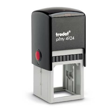 Printy 4924 Timbro di testo Trodat PERSONALIZZATO fino a 8 righe nero dim. max personalizzazione 40x40 mm - 11670