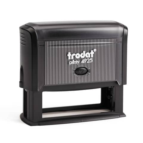 Printy 4925 Timbro di testo Trodat PERSONALIZZATO fino a 7 righe nero dim. max personalizzazione 82x25 mm - 12517