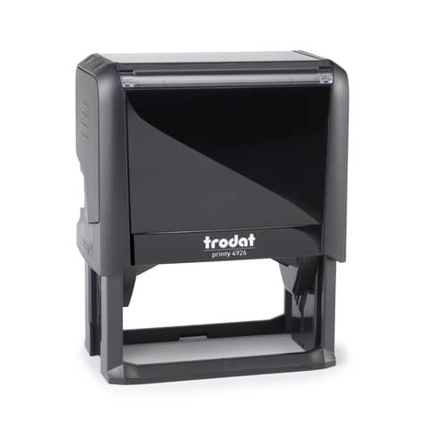 Printy 4926 Timbro di testo Trodat PERSONALIZZATO fino a 10 righe nero dim. max personalizzazione 75x38 mm - 174222