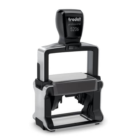 Professional 5206 - Timbro di testo PERSONALIZZATO - dimensione max pers.ne 56x33 mm - fino a 8 righe - 123198