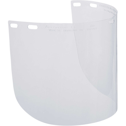 Kit di 2 visiere policarbonato VISORPC spessore 1,1 mm - 39x20 cm Delta Plus trasparente - VISORPCIN