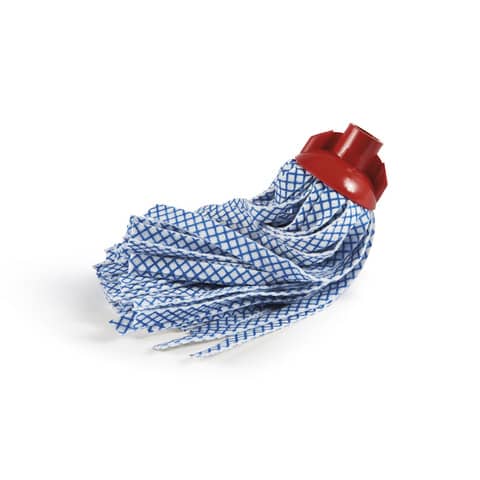 Mop sintetico per pavimenti Blu dimora bianco e blu 0025E