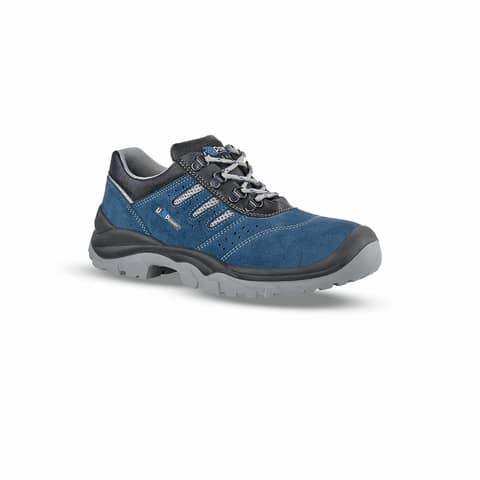 Scarpe antinfortunistiche in pelle scamosciata Better S1P SRC blu-nere U-Power N° 40 - BC20576-40