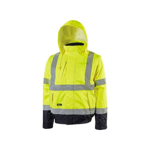 Giubbotto bomber alta visibilita' Crafty Yellow Fluo U-Power taglia XXL HL158YF-XXL