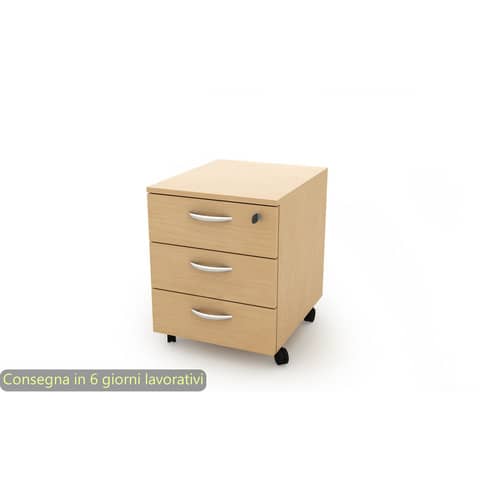 Cassettiera a 3 cassetti su ruote 17020 41x50xH.52,2 …