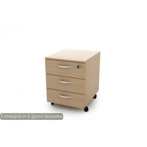 Cassettiera a 3 cassetti su ruote 17020 41x50xH.52,2 …
