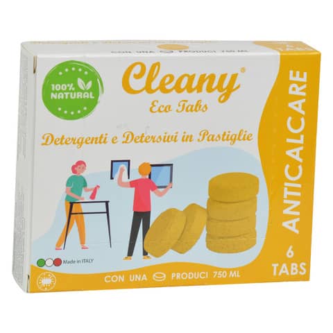 Anticalcare igienizzante in pastiglie CLEANY Eco tabs muschio …