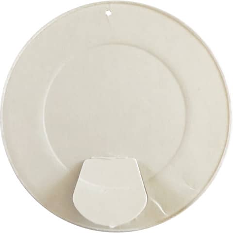 Coperchi bianchi 9/12 oz (Ø80xH.10 mm) Dopla Professional per bicchieri in carta+PE conf. 50 pz - 28104