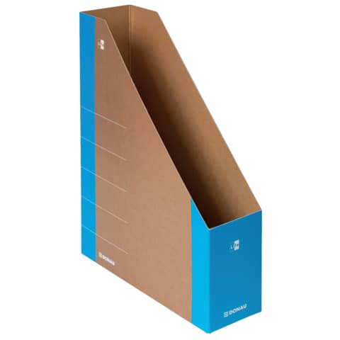Portariviste in cartone formato A4 dorso 8 cm Donau blu 3550001FSC-10