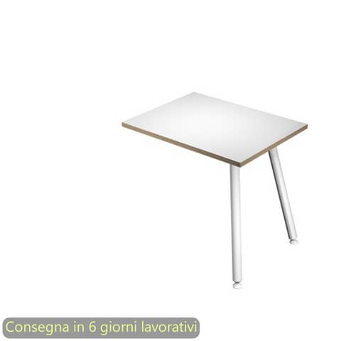 Allungo reversibile per scrivanie Skinny Metal 60x80xH.74,4 cm …
