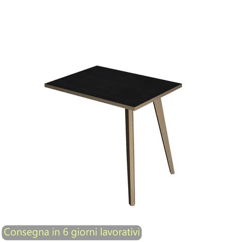 Allungo reversibile per scrivanie Woody 60x80xH.74,4 cm gambe …
