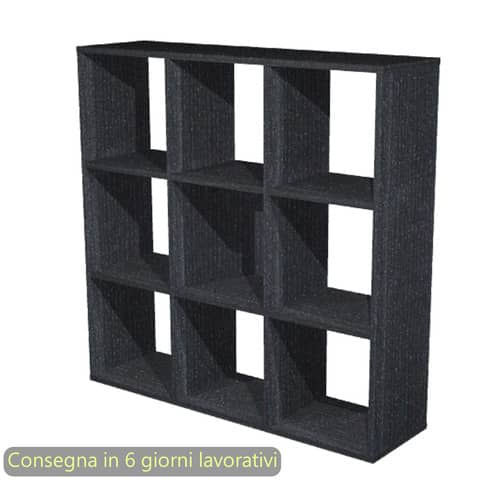 Libreria componibile Maxicolor 9 caselle 104x29,2xH.103,9 cm Artexport …