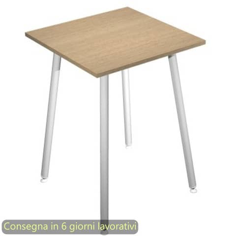Tavolo alto Skinny Metal 80x80xH.105 cm con gambe …