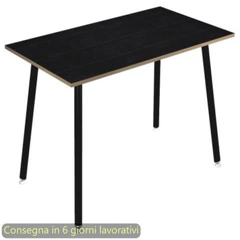 Tavolo alto Skinny Metal 120x80xH.105 cm con gambe …