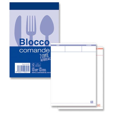 Blocco comande autoricalcanti O.C.L. - 25x2 copie autoricalcanti …