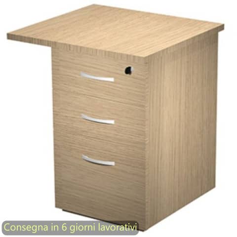 Cassettiera alta per scrivanie 2 cassetti + 1 …