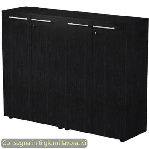 Coppia armadi medi con ante melaminico 162,8x43xH.119,8 cm …