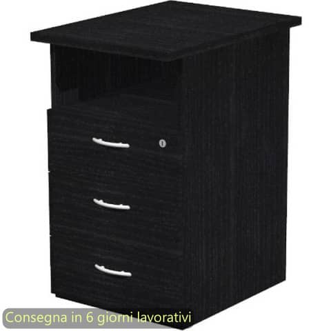 Cassettiera alta 1 vano + 3 cassetti con …