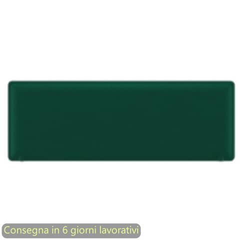 Pannello acustico fonoassorbente L.160xH.40 cm Moody Artexport verde bosco - 3-BSAJ1600-IU