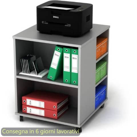 Mobile multifunzione su ruote 56x60xH.70,5 cm Artexport grigio 2454/9