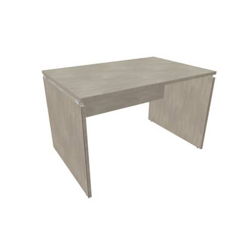 Scrivania piano cemento 120x80xH.75 cm fianco a pannello …