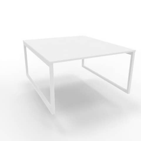 Bench piano bianco 140x160xH.75 cm gamba ad anello …