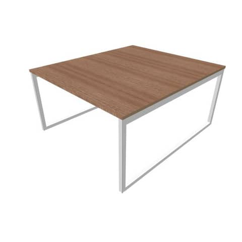 Bench piano noce canaletto 140x160xH.75 cm gamba ad …