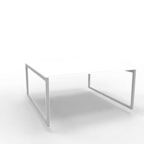 Bench piano bianco 160x160xH.75 cm gamba ad anello …