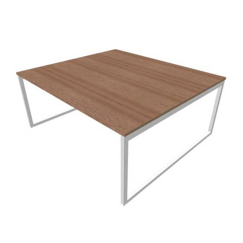 Bench piano noce canaletto 180x160xH.75 cm gamba ad …