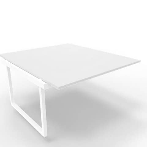 Postazione aggiuntiva bench piano grigio 140x160xH.75 cm gamba …