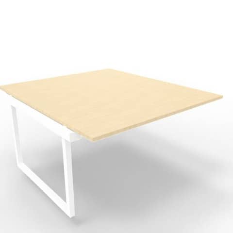 Postazione aggiuntiva bench piano rovere 140x160xH.75 cm gamba …