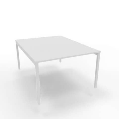 Bench piano bianco 120x160xH.75 cm gamba a ponte …