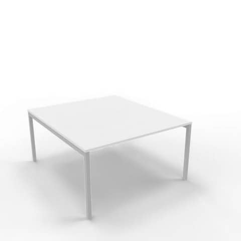 Bench piano bianco 140x160xH.75 cm gamba a ponte …