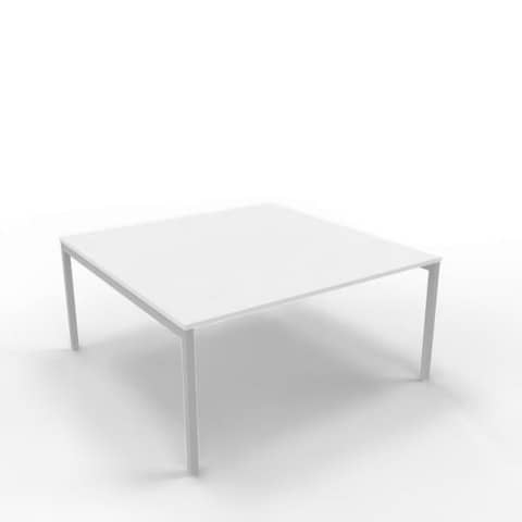 Bench piano bianco 160x160xH.75 cm gamba a ponte …