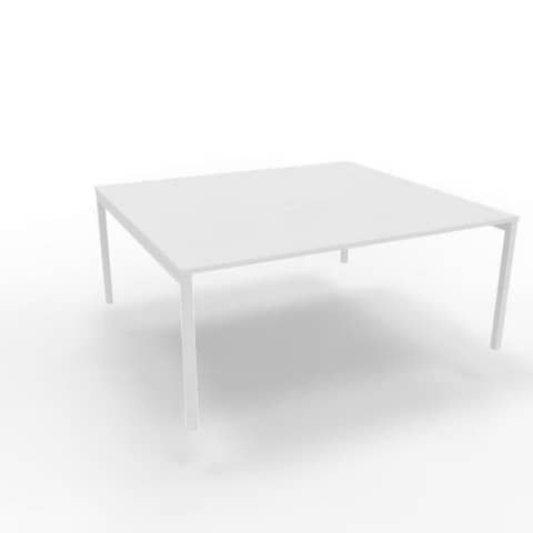 Bench piano bianco 180x160xH.75 cm gamba a ponte …