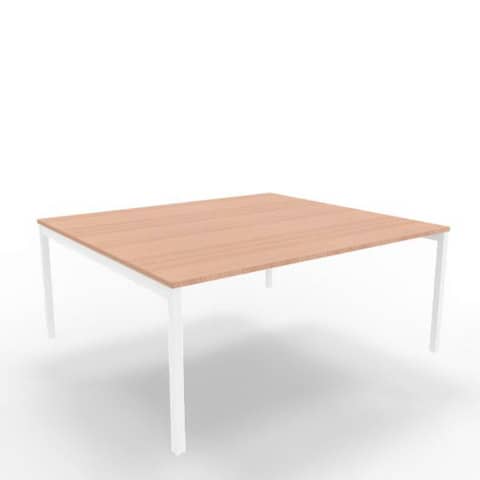 Bench piano noce canaletto 180x160xH.75 cm gamba a …