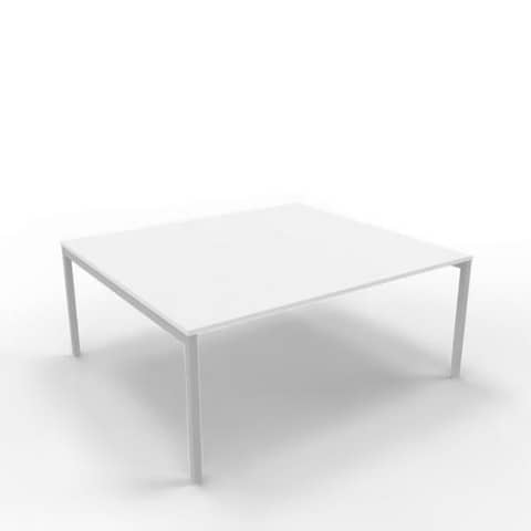 Bench piano bianco 180x160xH.75 cm gamba a ponte …