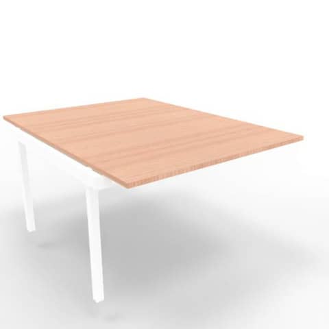 Postazione aggiuntiva bench piano noce 120x160xH.75 cm gamba …