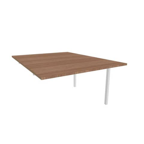 Postazione aggiuntiva bench piano noce 120x160xH.75 cm gamba …