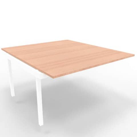 Postazione aggiuntiva bench piano noce 140x160xH.75 cm gamba …